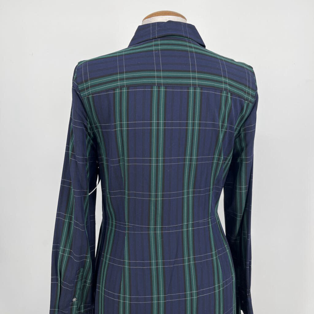 Untuckit L/s Plaid Dress