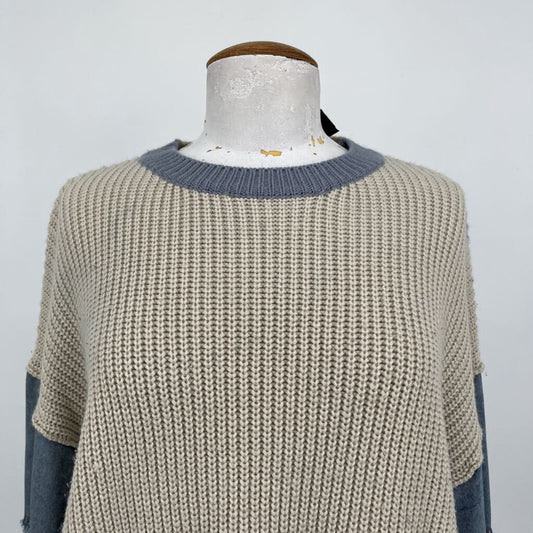Easel Denim Slv Sweater