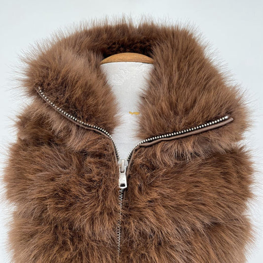 Avec Les Filles Faux Fur Vest