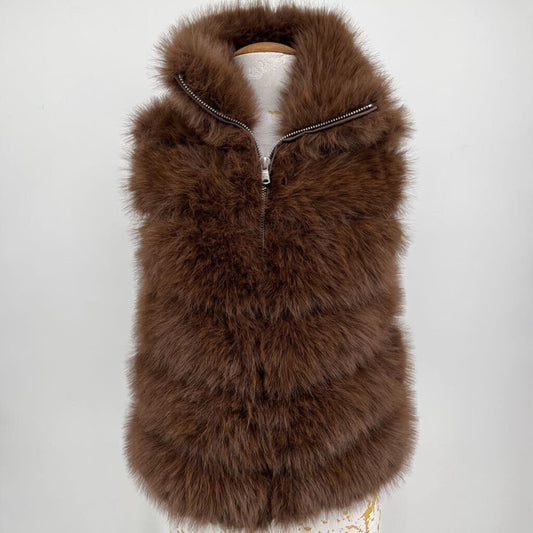 Avec Les Filles Faux Fur Vest