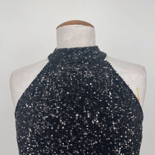 Cable & Gauge Slvls Sequin Shirt