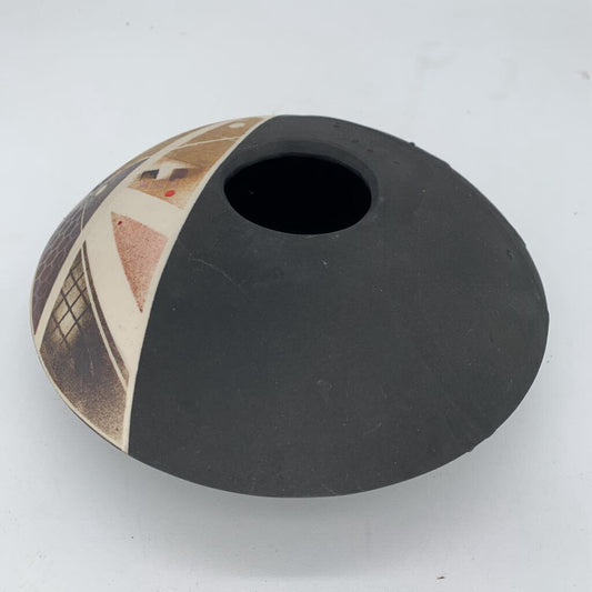 Hand Potted Squat Vase