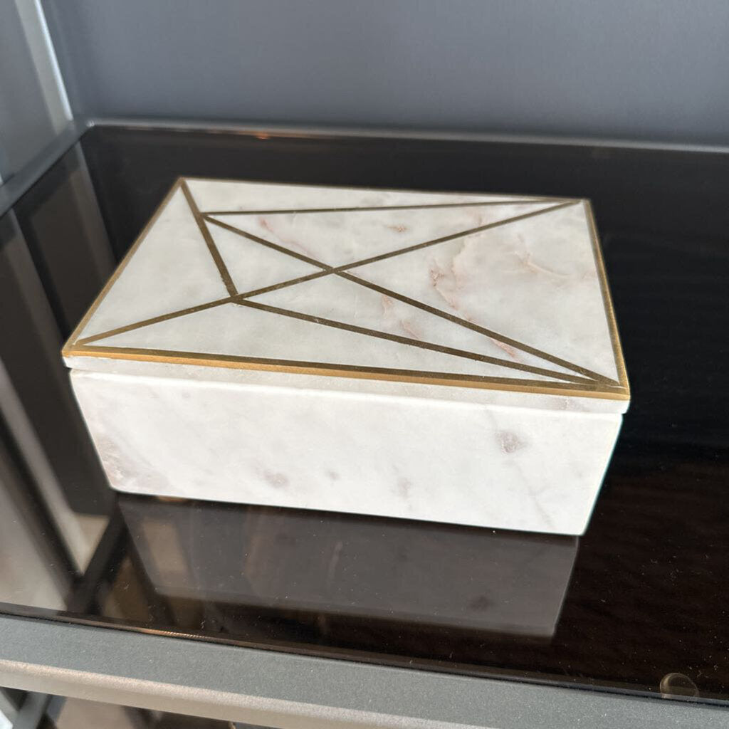 West Elm Marble Storage Box
