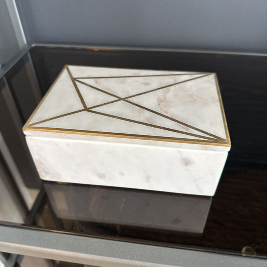 West Elm Marble Storage Box