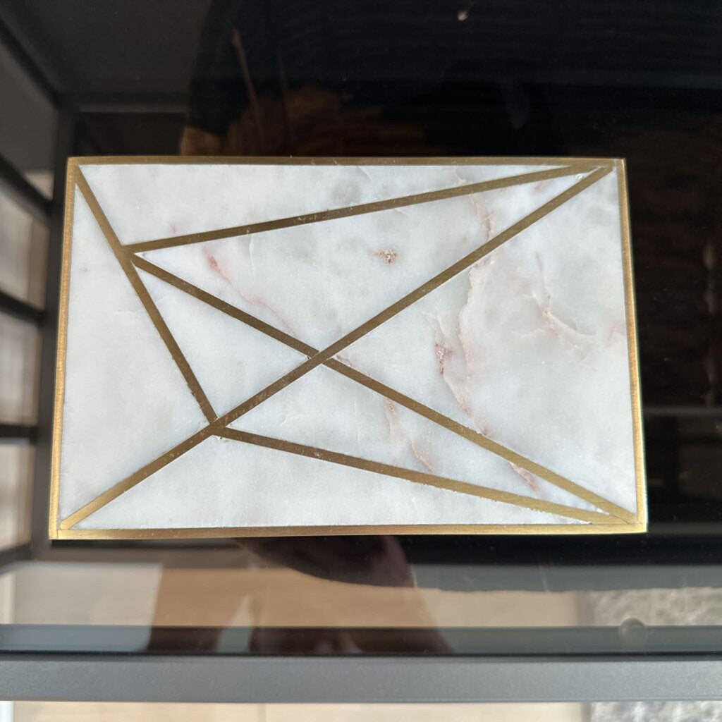 West Elm Marble Storage Box