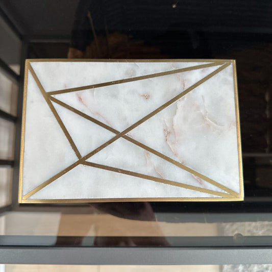 West Elm Marble Storage Box
