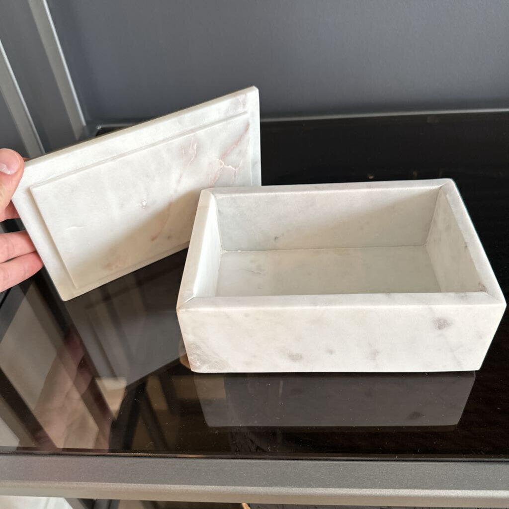 West Elm Marble Storage Box