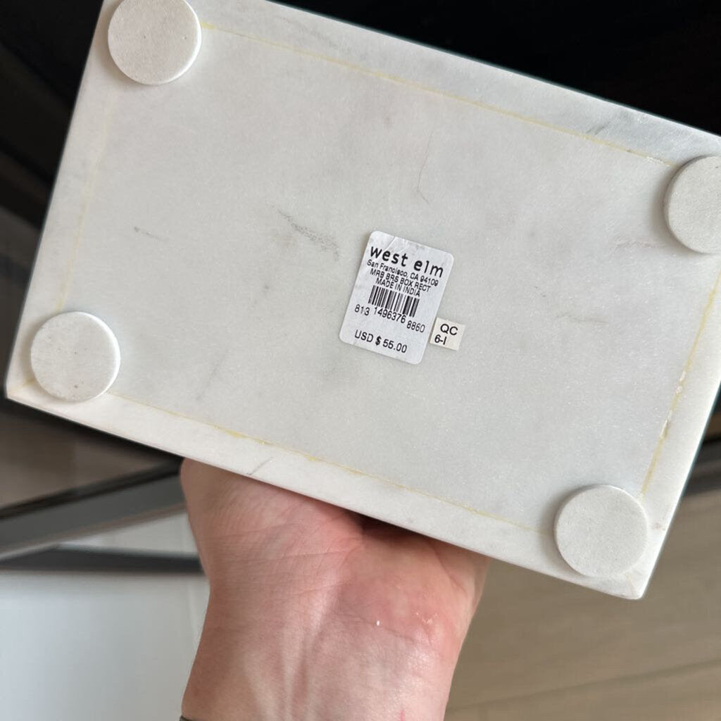 West Elm Marble Storage Box