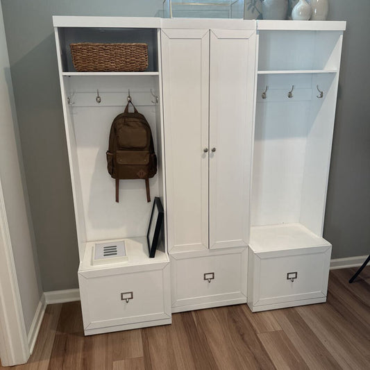 Crosley 3 Pc Wall Cubby Storage Unit