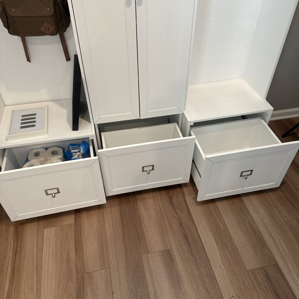 Crosley 3 Pc Wall Cubby Storage Unit