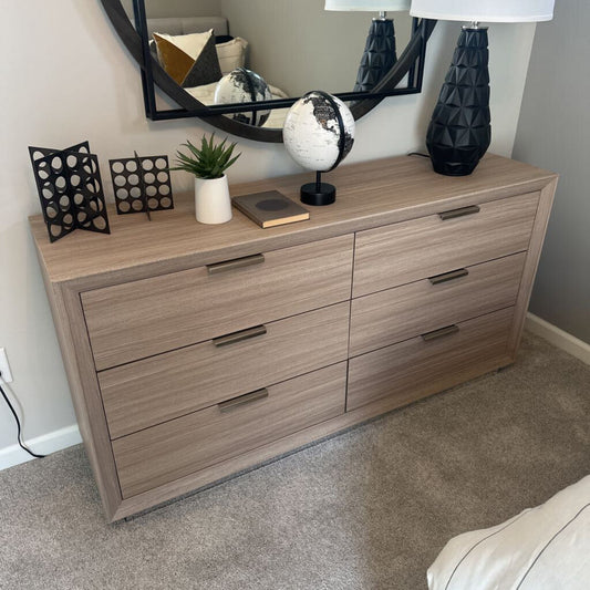 Coaster Dresser w 6 Drawers AS IS