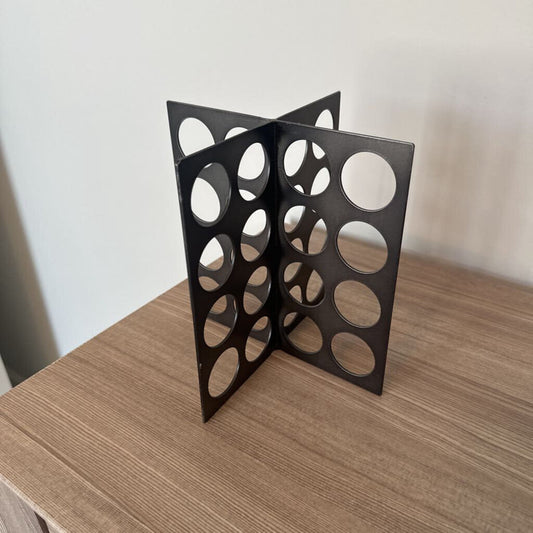 Criss Cross Metal Sculpture