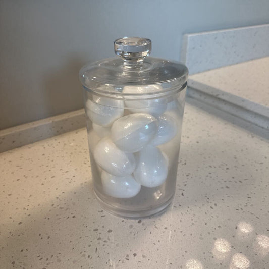 Glass Jar w Bath Bombs