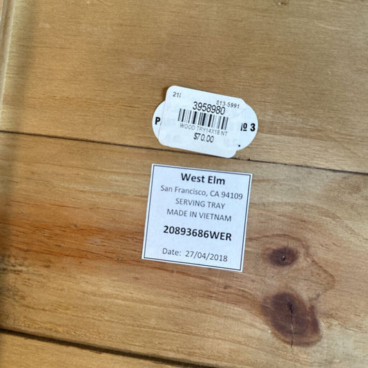 West Elm Serving Tray