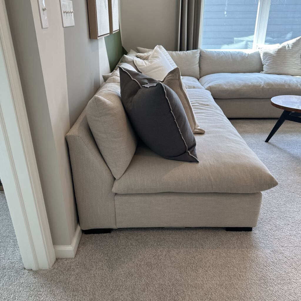 Four Hands 3 Pc Sectional