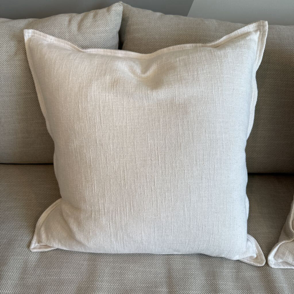 Crate & Barrel Linen Pillow