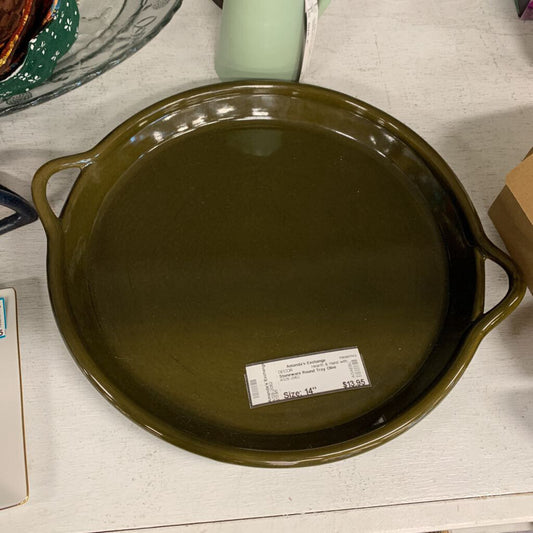 Stoneware Round Tray