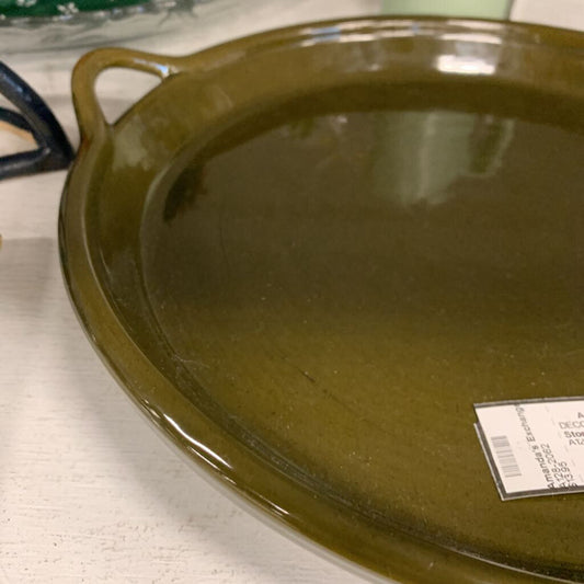 Stoneware Round Tray