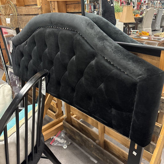 Velvet Tufted Headboard