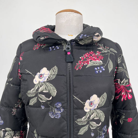 Joules Floral Puffer Jacket