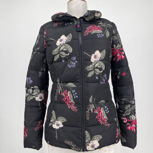 Joules Floral Puffer Jacket