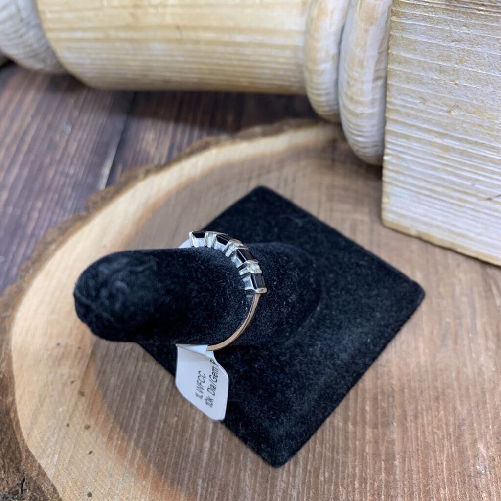 10k WG Gem Ring