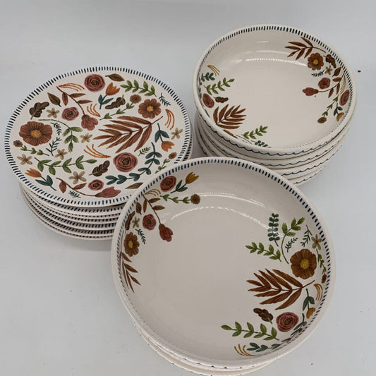 Floral Dish Set