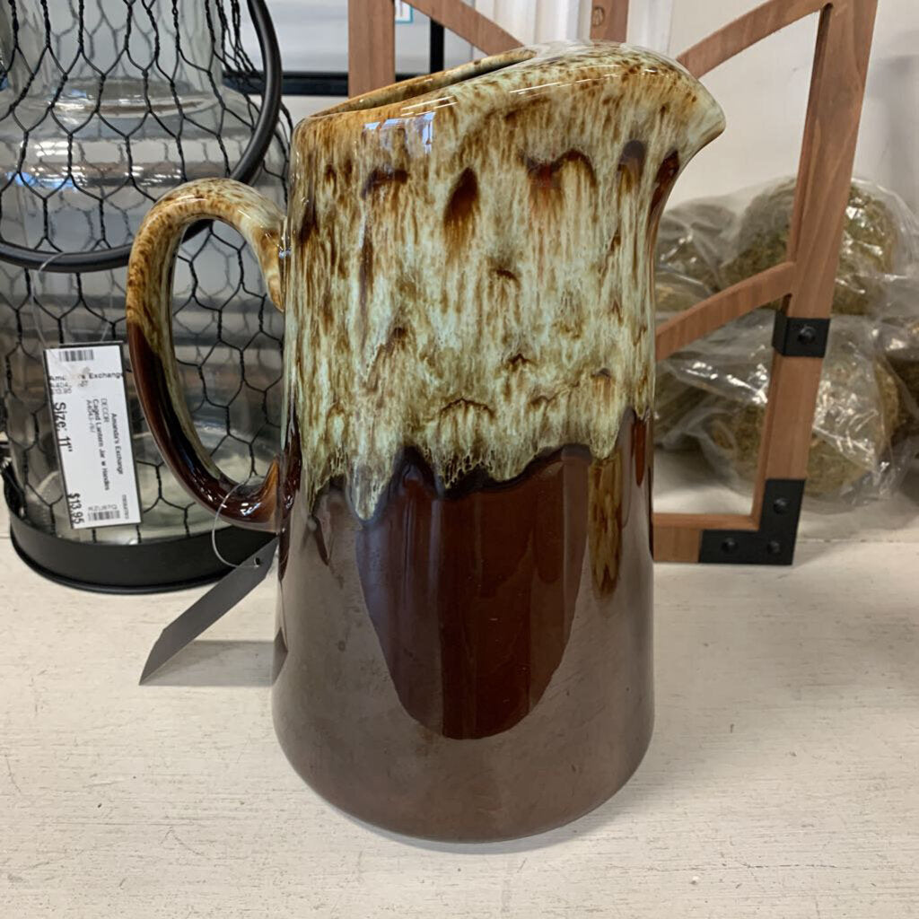 Drip Glaze Ceramic Pitcher