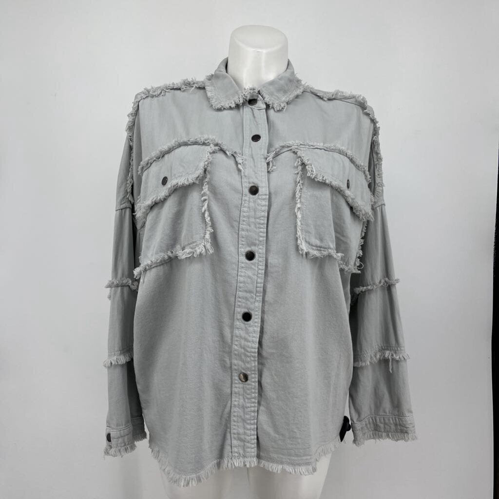 Elan Fringed Shacket