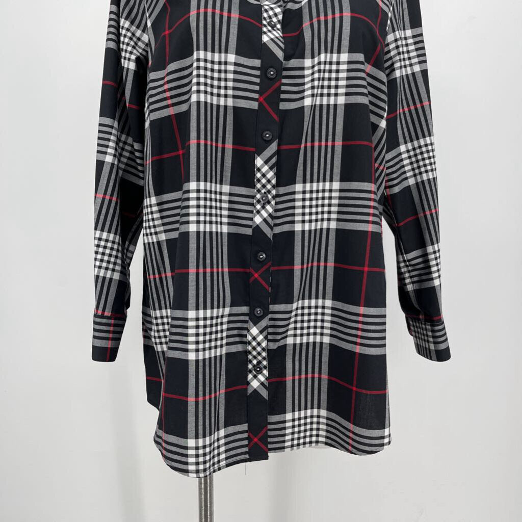 Foxcroft L/s Plaid Shirt