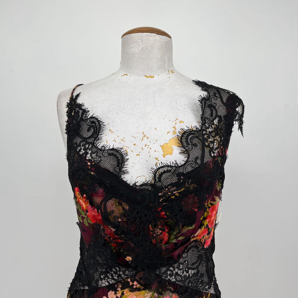 BHLDN Slvls Floral Dress