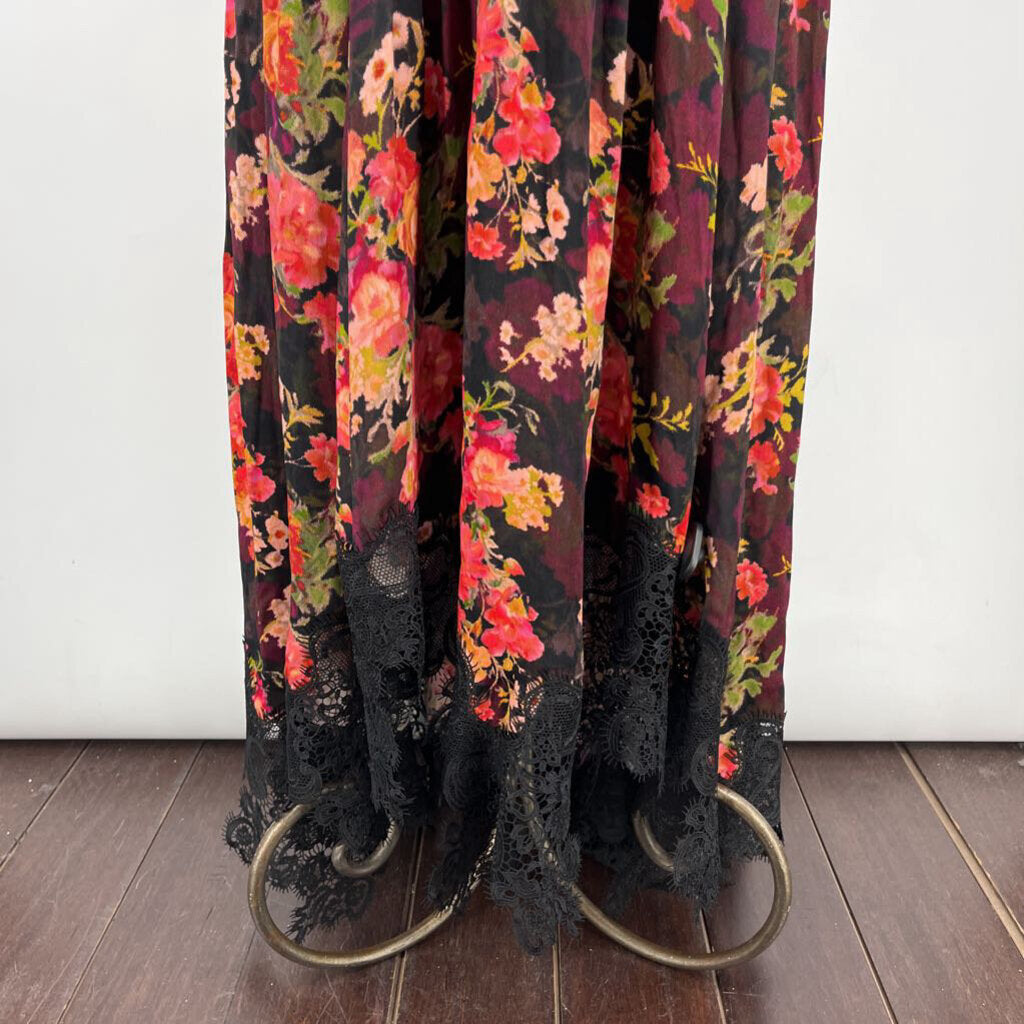 BHLDN Slvls Floral Dress