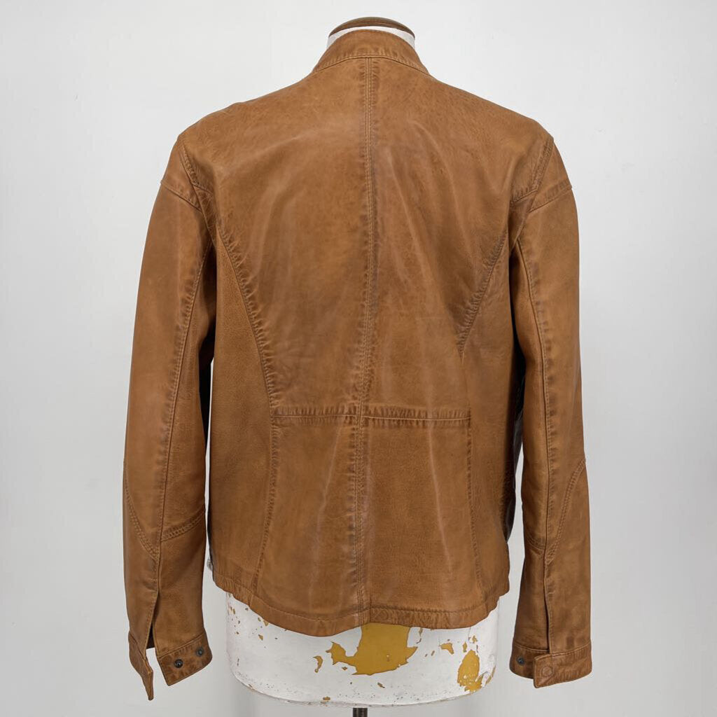 Cobalt to Cobalt Leather Jacket