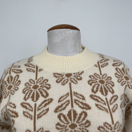 & Merci Floral Sweater