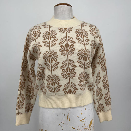 & Merci Floral Sweater