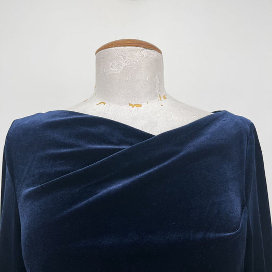 Teri Jon L/s Velvet Dress