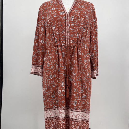 J Jill L/s Floral Dres
