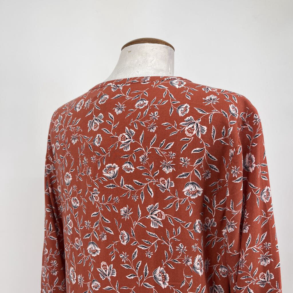 J Jill L/s Floral Dres