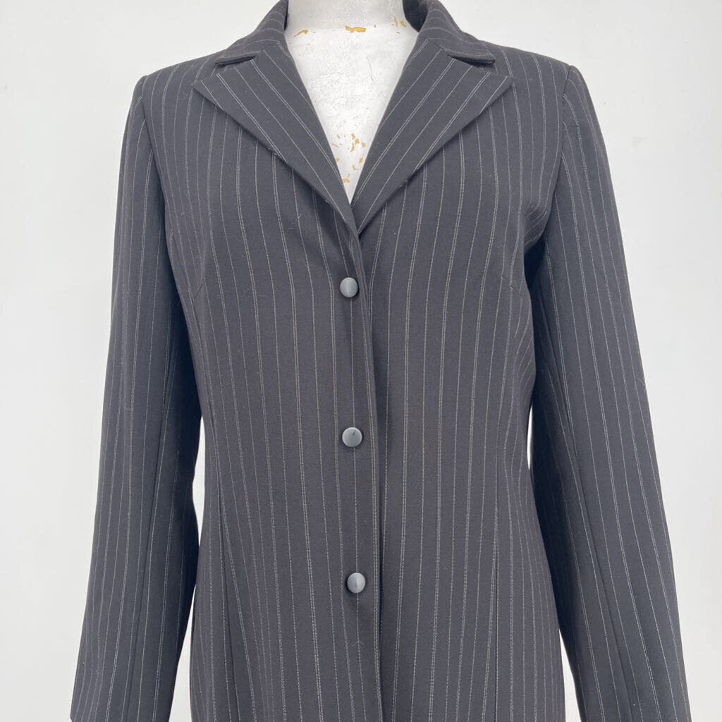 Style Long Pin Stripe Blazer