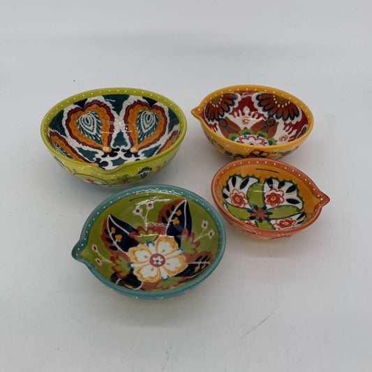 Floral Ceramic Measuring Cup Set
