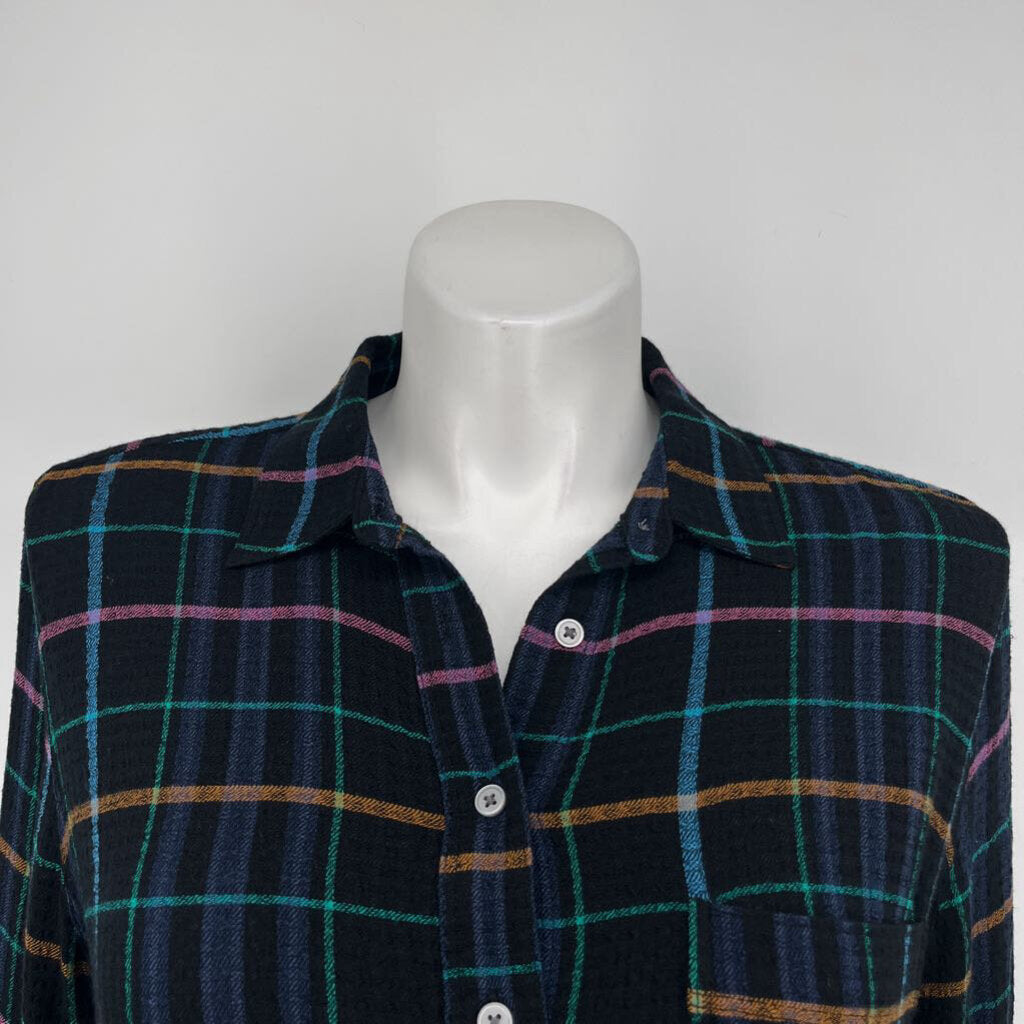 Loft L/s Plaid Dress