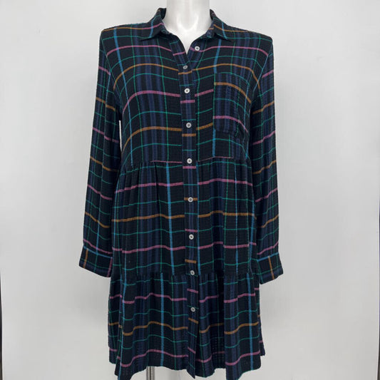 Loft L/s Plaid Dress