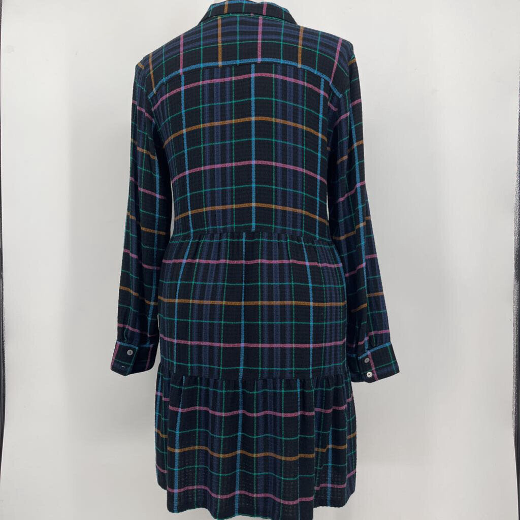 Loft L/s Plaid Dress