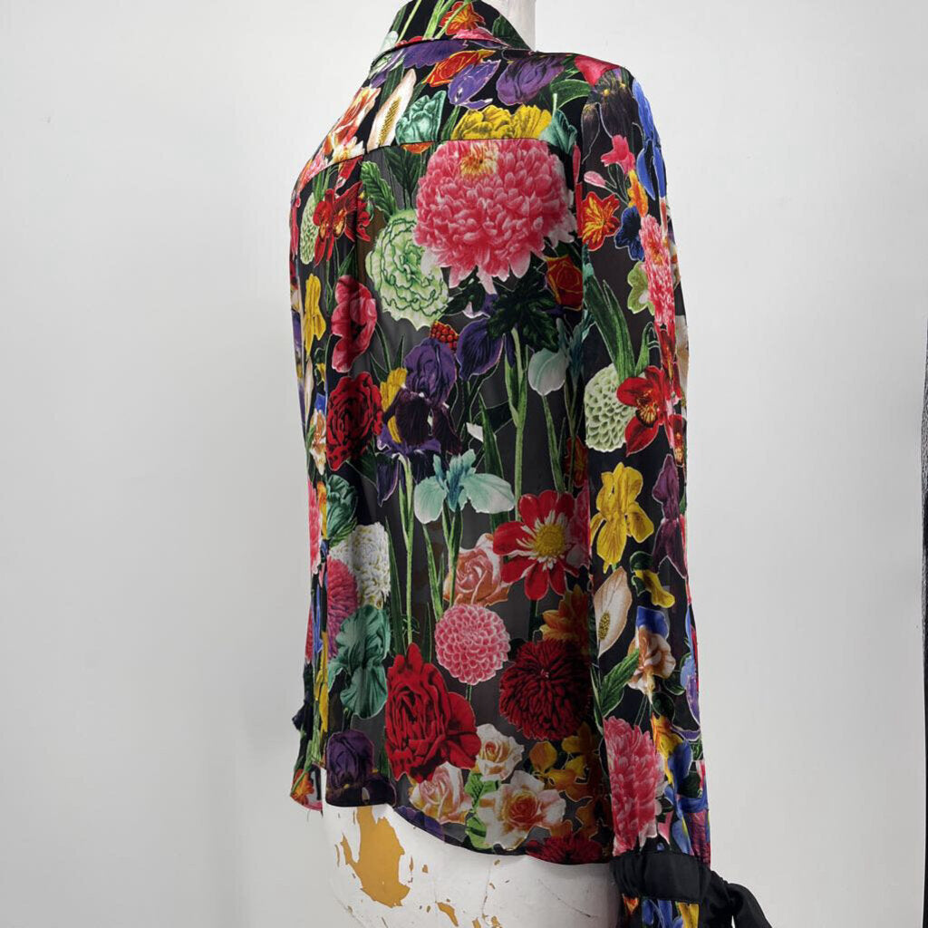 Alice + Olivia L/s Floral Shirt