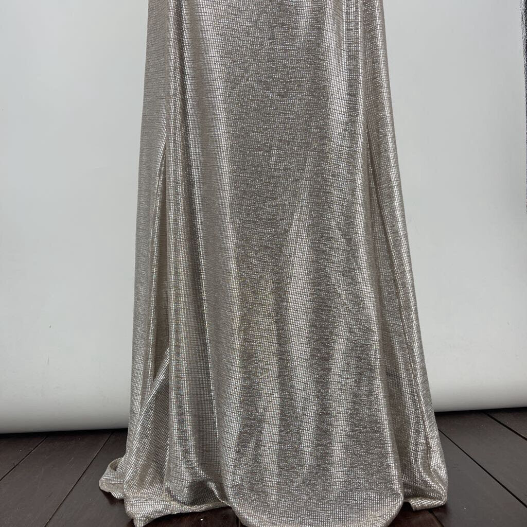 Tahari Slvls Draped Neck Dress