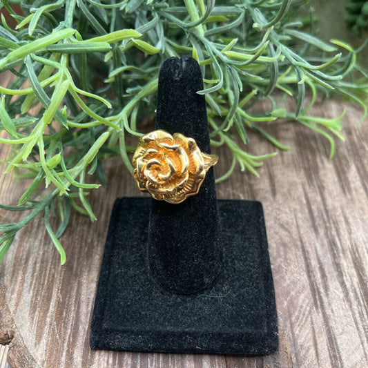 14kt YG Rose Ring