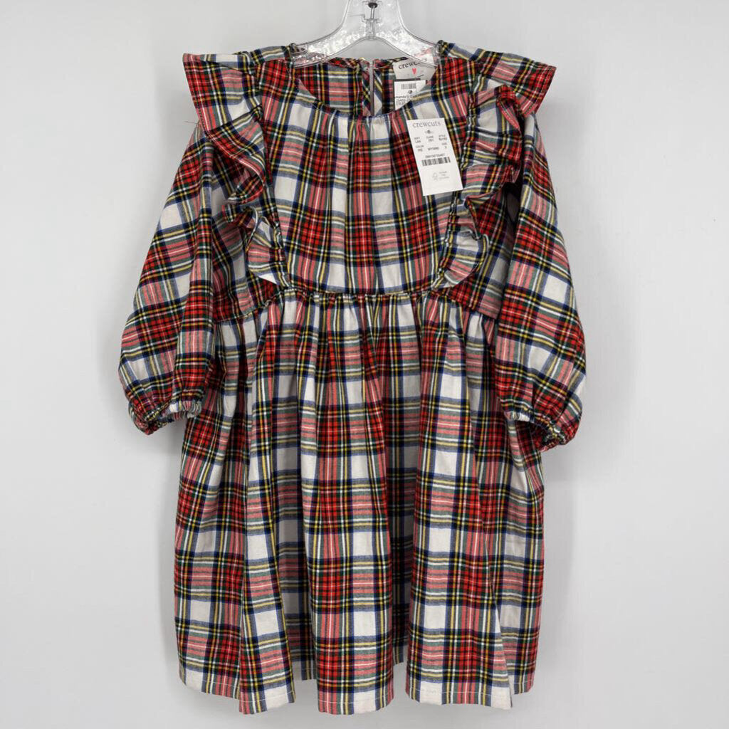 Crewcuts L/s Plaid Dress