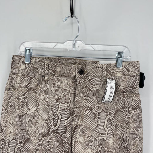 WHBM Snake Print Jeans