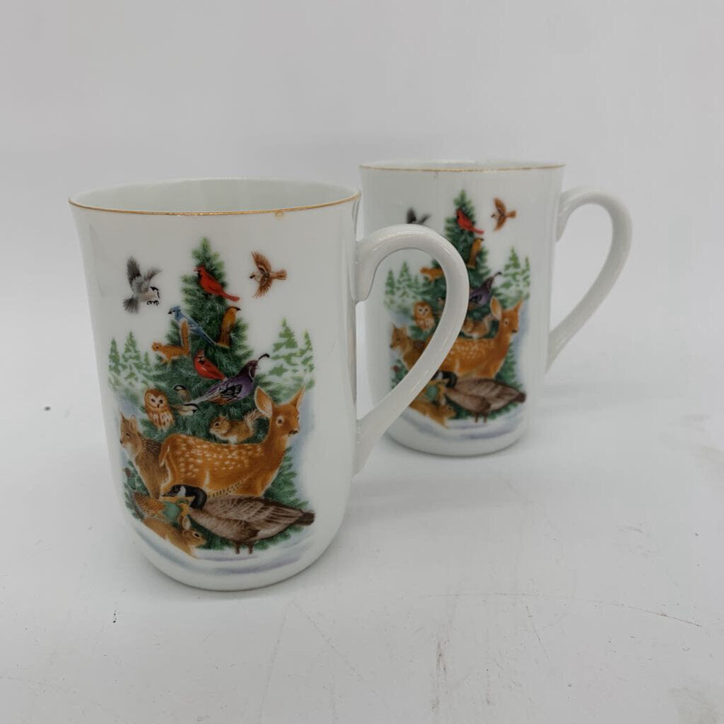 Otagiri Woodland Creature Mug Set