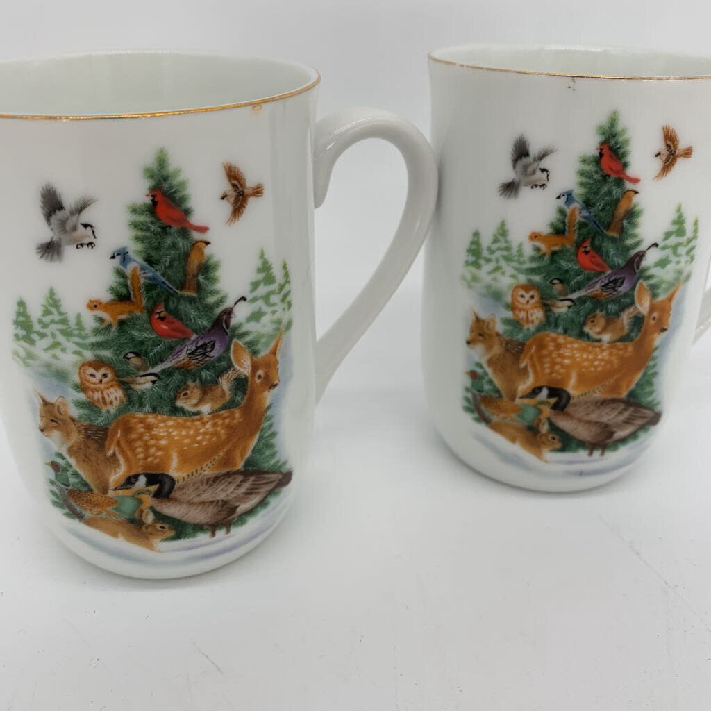 Otagiri Woodland Creature Mug Set
